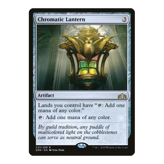 Chromatic Lantern Guilds of Ravnica (GRN) - (Foil, Moderately Played)