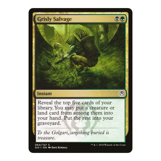 Grisly Salvage Guilds of Ravnica: Guild Kits (GR1) - (, Lightly Played)