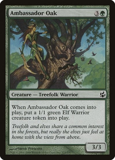 Ambassador Oak Morningtide (MOR) - (#113, Common) (, Lightly Played)