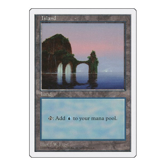 Island 434 Fifth Edition (5ED) - (, Moderately Played)