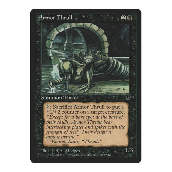 Armor Thrull Menges Fallen Empires (FEM) - (, Heavily Played)