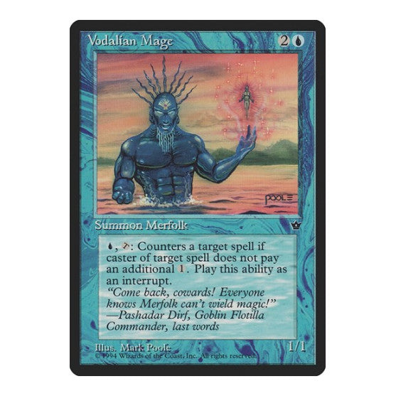 Vodalian Mage Poole Fallen Empires (FEM) - (, Moderately Played)