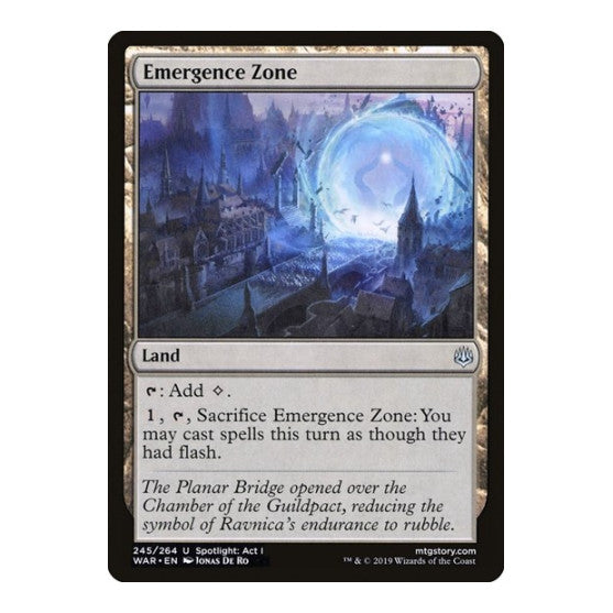 Emergence Zone War of the Spark (WAR) - (, Lightly Played)