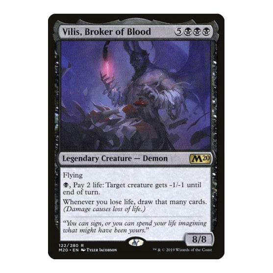 Vilis Broker of Blood Core Set 2020 (M20) - (#122, Rare) (, Near Mint)