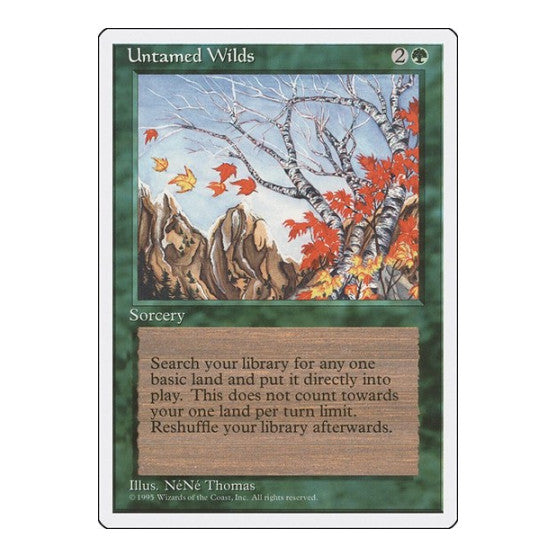 Untamed Wilds Fourth Edition (4ED) - (, Moderately Played)