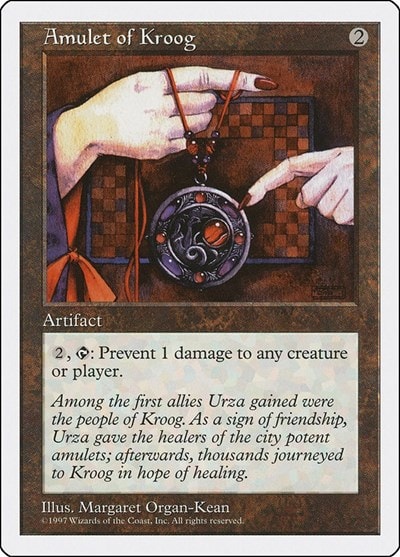 Amulet of Kroog Fifth Edition (5ED) - (#347, Common) (, Damaged)