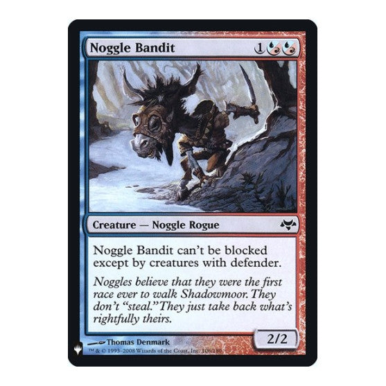 Noggle Bandit The List Reprints (LIST) - (Foil, Lightly Played)