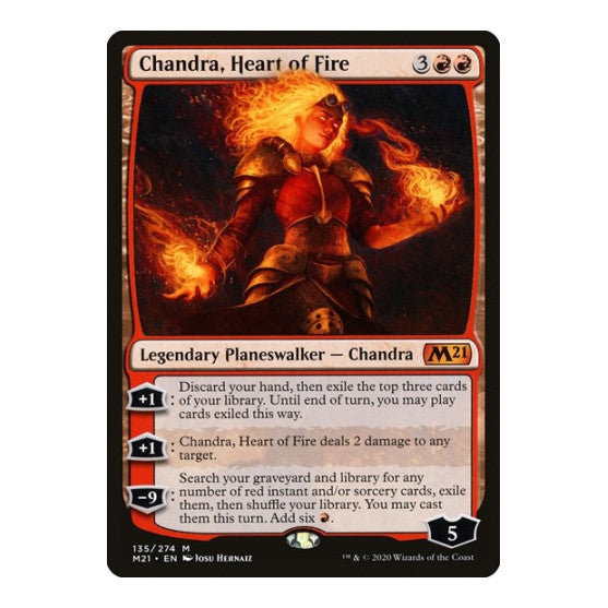 Chandra Heart of Fire Core Set 2021 (M21) - (, Lightly Played)