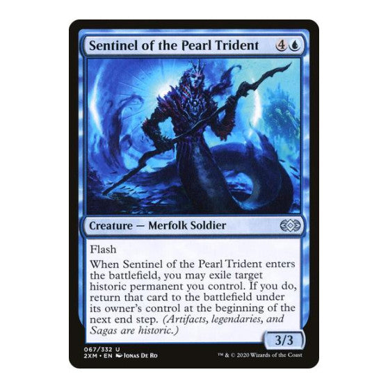 Sentinel of the Pearl Trident Double Masters (2XM) - (Foil, Lightly Played)