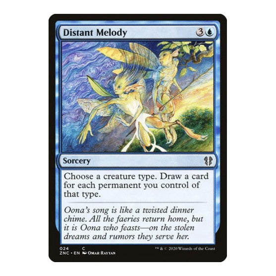 Distant Melody Commander: Zendikar Rising (ZNC) - (#24, Common) (, Near Mint)