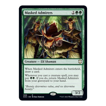 Masked Admirers Commander: Kaldheim (KHC) - (, Near Mint)
