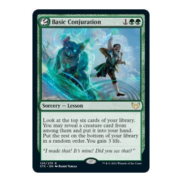 Basic Conjuration Strixhaven: School of Mages (STX) - (, Lightly Played)