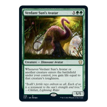 Verdant Suns Avatar Commander 2021 (C21) - (, Moderately Played)