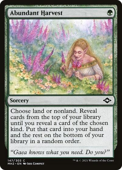 Abundant Harvest Modern Horizons 2 (MH2) - (#147, Common) (, Near Mint)