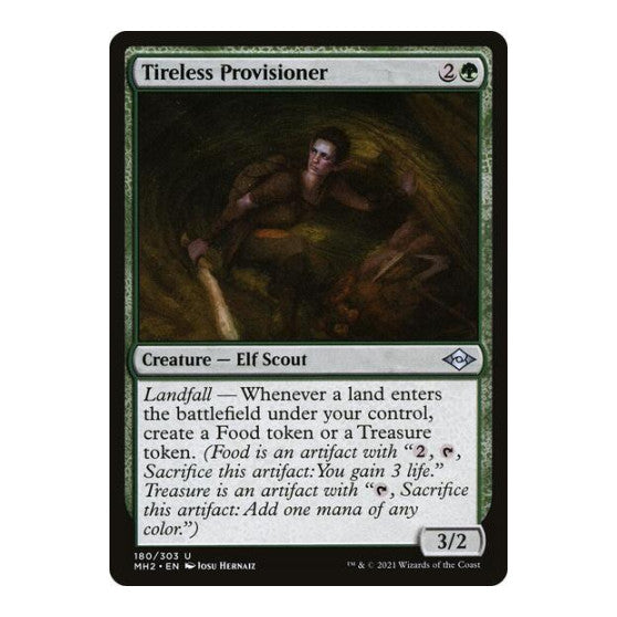 Tireless Provisioner Modern Horizons 2 (MH2) - (#180, Uncommon) (, Lightly Played)