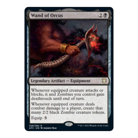 Wand of Orcus Commander: Adventures in the Forgotten Realms (AFC) - (, Near Mint)