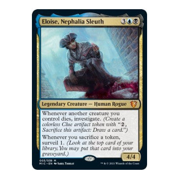 Eloise Nephalia Sleuth Commander: Innistrad: Midnight Hunt (MIC) - (Foil, Lightly Played)