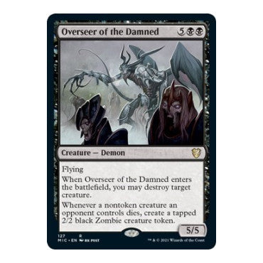 Overseer of the Damned Commander: Innistrad: Midnight Hunt (MIC) - (, Lightly Played)