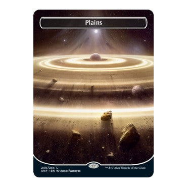 Plains 240 Borderless Unfinity (UNF) - (#240, Land) (Foil, Near Mint)