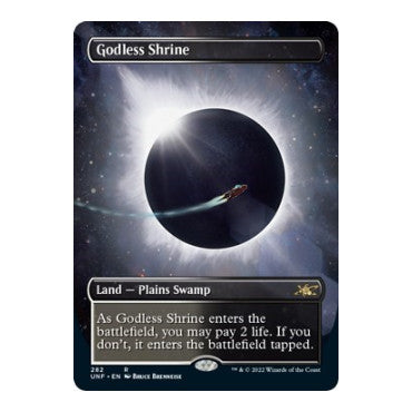 Godless Shrine Borderless Unfinity (UNF) - (#282, Rare) (, Near Mint)