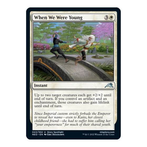 When We Were Young Kamigawa: Neon Dynasty (NEO) - (, Lightly Played)