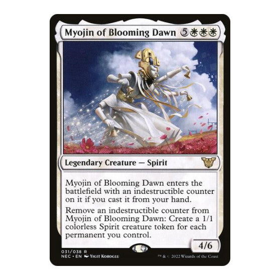 Myojin of Blooming Dawn Commander: Kamigawa: Neon Dynasty (NEC) - (Foil, Lightly Played)
