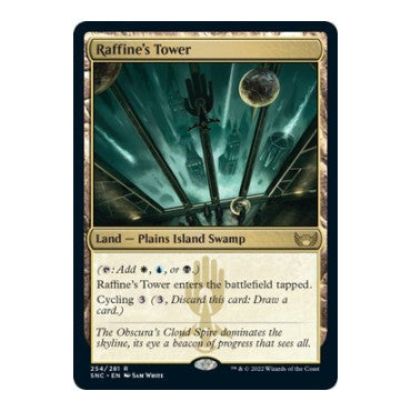 Raffines Tower Streets of New Capenna (SNC) - (#254, Rare) (Foil, Near Mint)