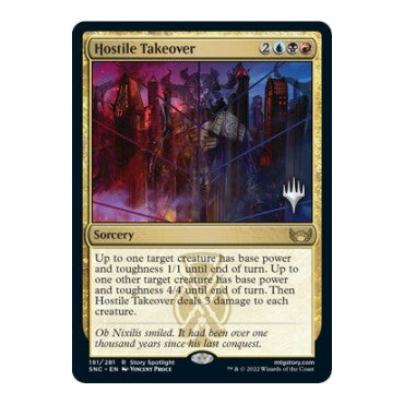 Hostile Takeover Promo Pack: Streets of New Capenna (PPSNC) - (, Lightly Played)