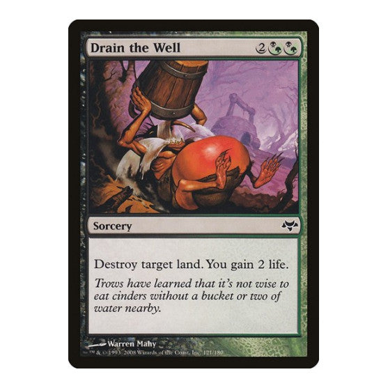 Drain the Well Eventide (EVE) - (, Lightly Played)