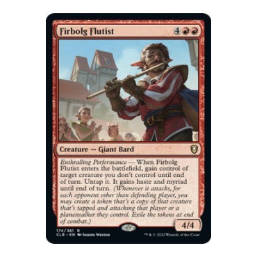 Firbolg Flutist Commander Legends: Battle for Baldur's Gate (CLB) - (, Lightly Played)