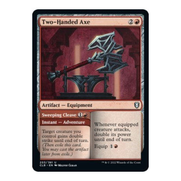 Two-Handed Axe Commander Legends: Battle for Baldur's Gate (CLB) - (, Near Mint)