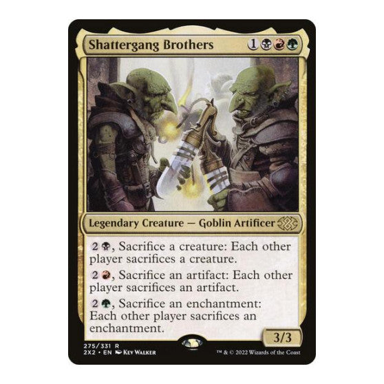 Shattergang Brothers Double Masters 2022 (2X2) - (, Lightly Played)