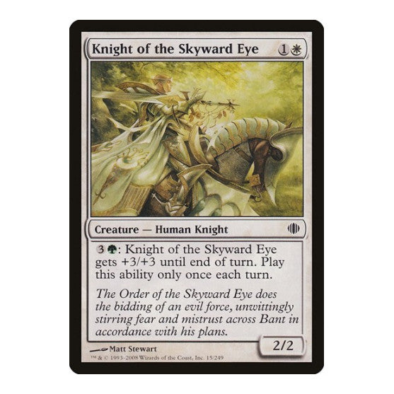 Knight of the Skyward Eye Shards of Alara (ALA) - (, Moderately Played)