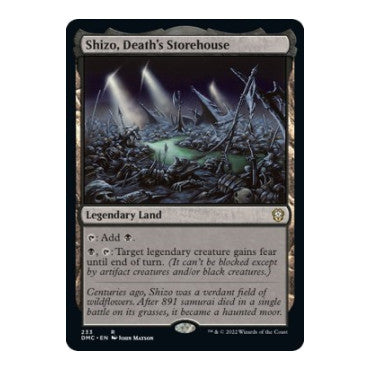 Shizo Deaths Storehouse Commander: Dominaria United (DMC) - (, Lightly Played)