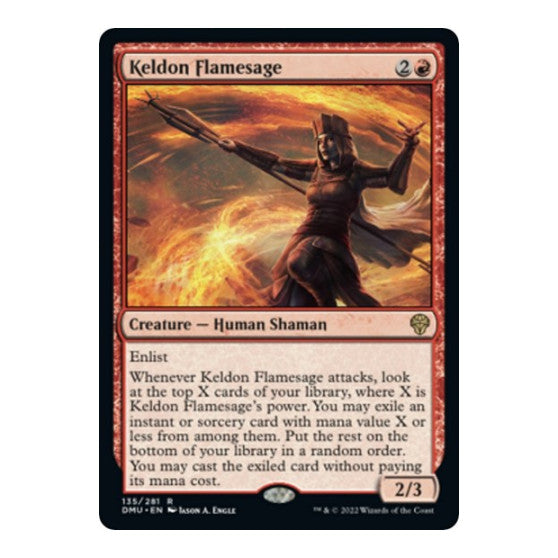 Keldon Flamesage Dominaria United (DMU) - (, Near Mint)