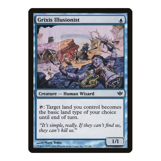 Grixis Illusionist Conflux (CON) - (Foil, Moderately Played)