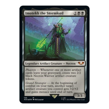 Imotekh the Stormlord Universes Beyond: Warhammer 40,000 (40K) - (Foil, Lightly Played)