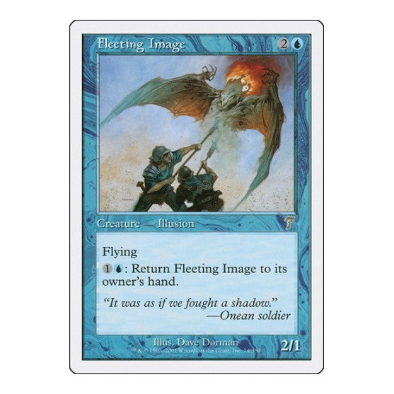 Fleeting Image 7th Edition (7ED) - (, Moderately Played)
