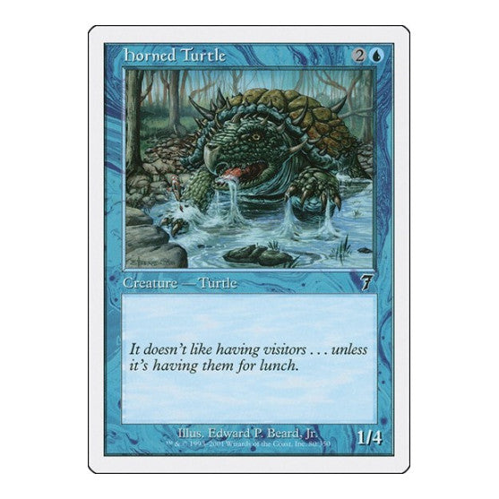Horned Turtle 7th Edition (7ED) - (, Moderately Played)