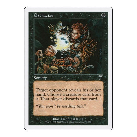 Ostracize 7th Edition (7ED) - (, Moderately Played)