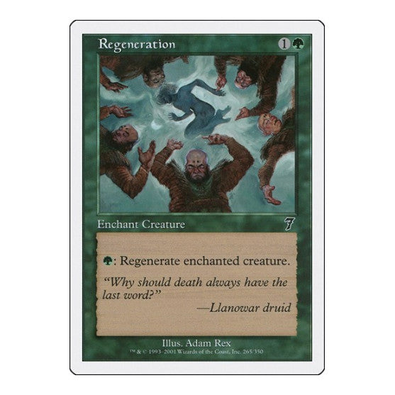 Regeneration 7th Edition (7ED) - (, Moderately Played)