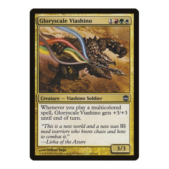 Gloryscale Viashino Alara Reborn (ARB) - (Foil, Moderately Played)
