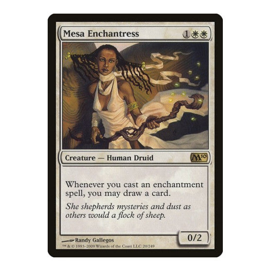Mesa Enchantress Magic 2010 (M10) (M10) - (Foil, Moderately Played)