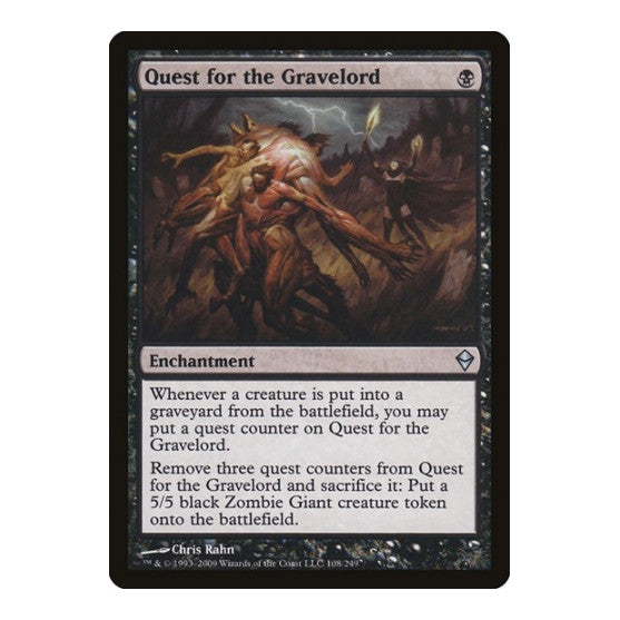 Quest for the Gravelord Zendikar (ZEN) - (, Lightly Played)