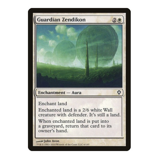 Guardian Zendikon Worldwake (WWK) - (, Lightly Played)