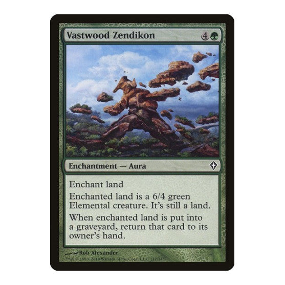 Vastwood Zendikon Worldwake (WWK) - (, Lightly Played)