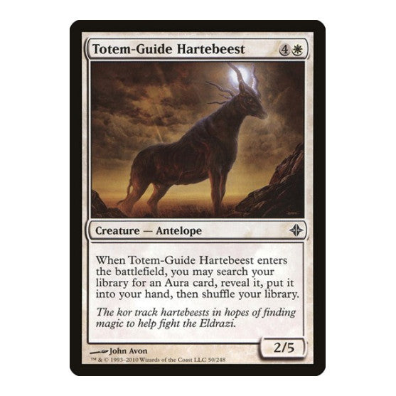 Totem Guide Hartebeest Rise of the Eldrazi (ROE) - (, Moderately Played)