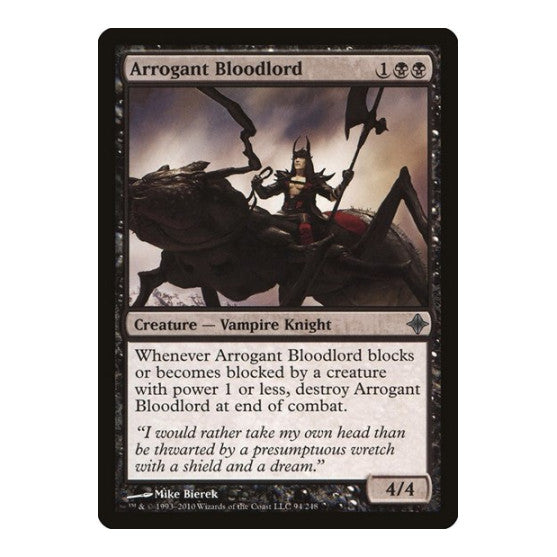 Arrogant Bloodlord Rise of the Eldrazi (ROE) - (, Lightly Played)