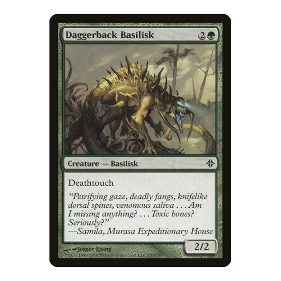 Daggerback Basilisk Rise of the Eldrazi (ROE) - (, Moderately Played)