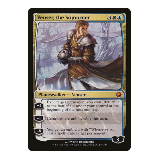 Venser, the Sojourner Scars of Mirrodin (SOM) - (, Moderately Played)